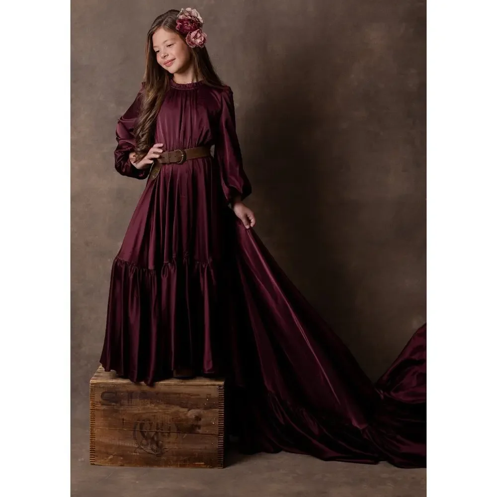 Joyfolie Mia Joy Leana Impact Dress in Plum Girl’s Size 5